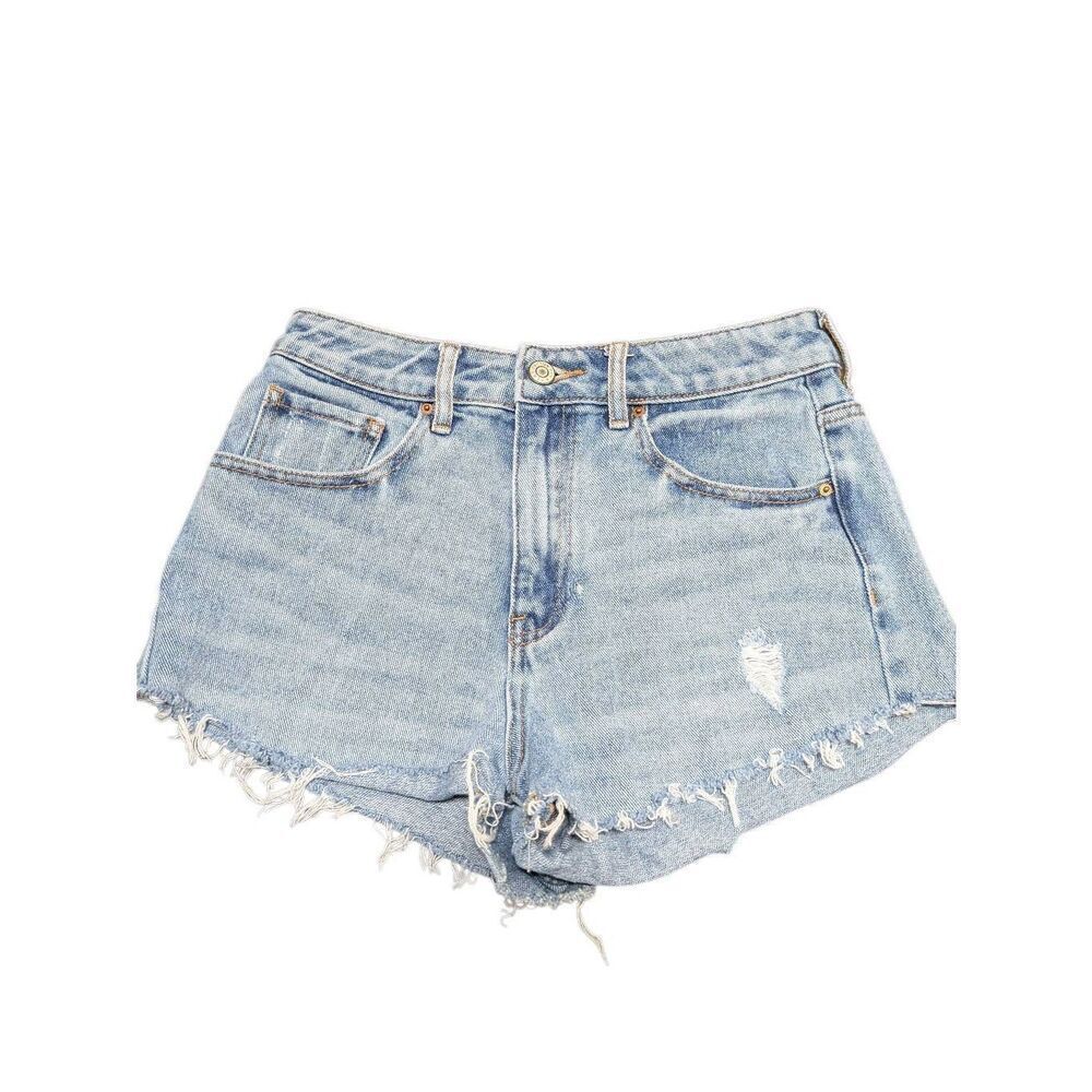 PacSun High-waisted Distressed Denim Cutoff Mom Short Size 6